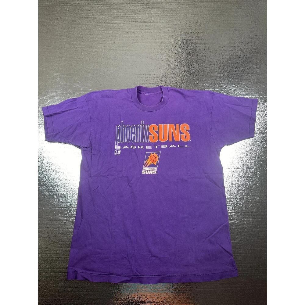 Phoenix Suns T Shirt Size Large Single Stitch Purple No Tag L